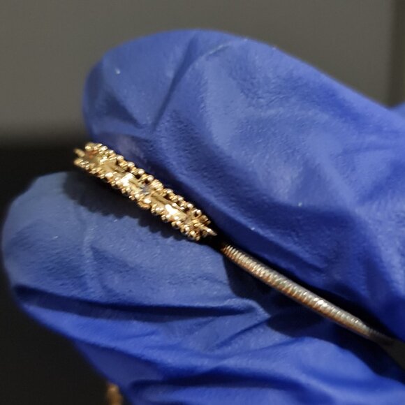 18k Gold Bracelet single clover charm - Part 1 - Picture 4 of 16